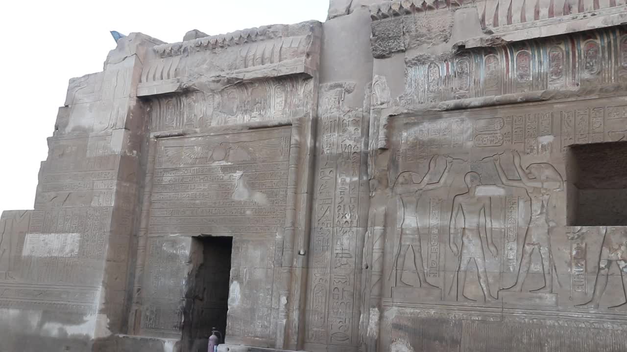 埃及Kom Ombo神庙视频素材