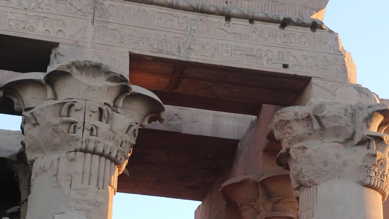 埃及Kom Ombo神庙视频素材