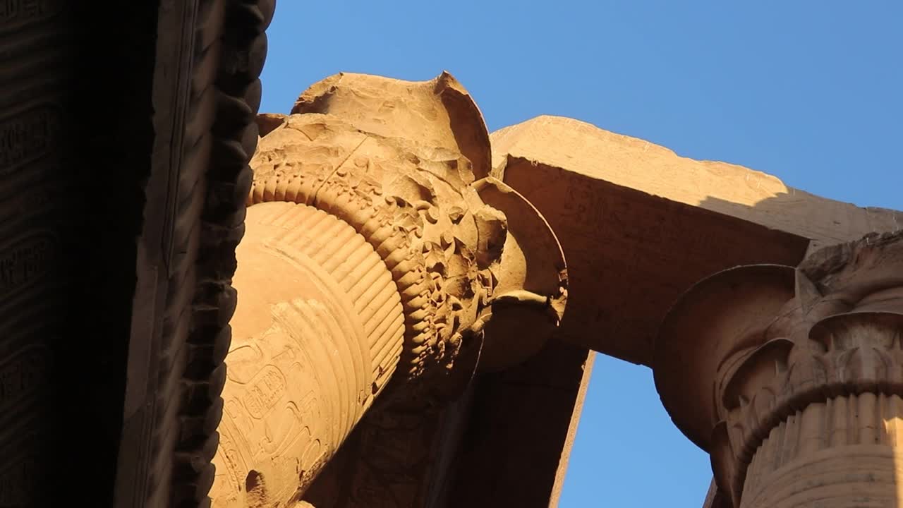 埃及Kom Ombo神庙视频素材