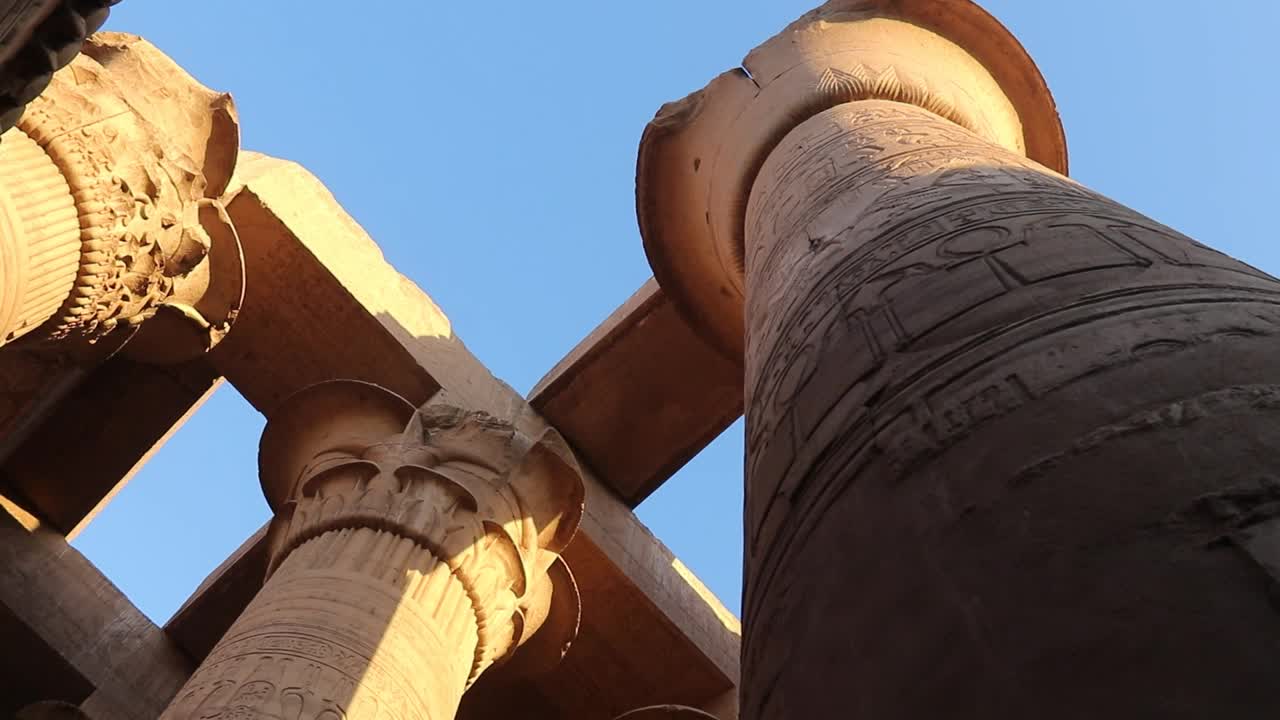 埃及Kom Ombo神庙视频素材