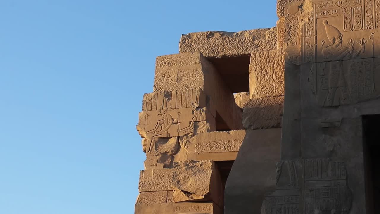 埃及Kom Ombo神庙视频素材