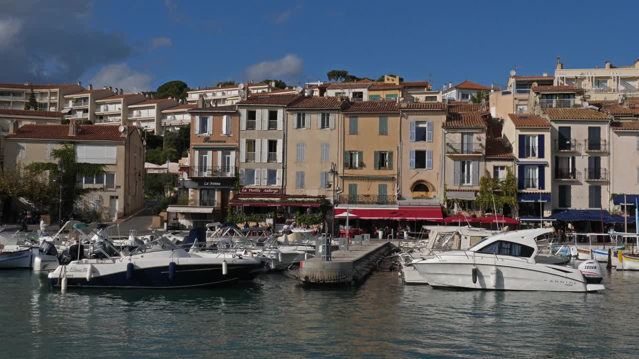 Cassis, Bouches du Rhône department, Provence-Alpes-Côte d'Azur, France视频素材