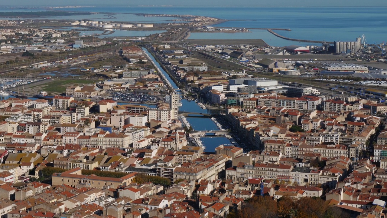 Sète, Hérault department,Occitanie, France视频素材