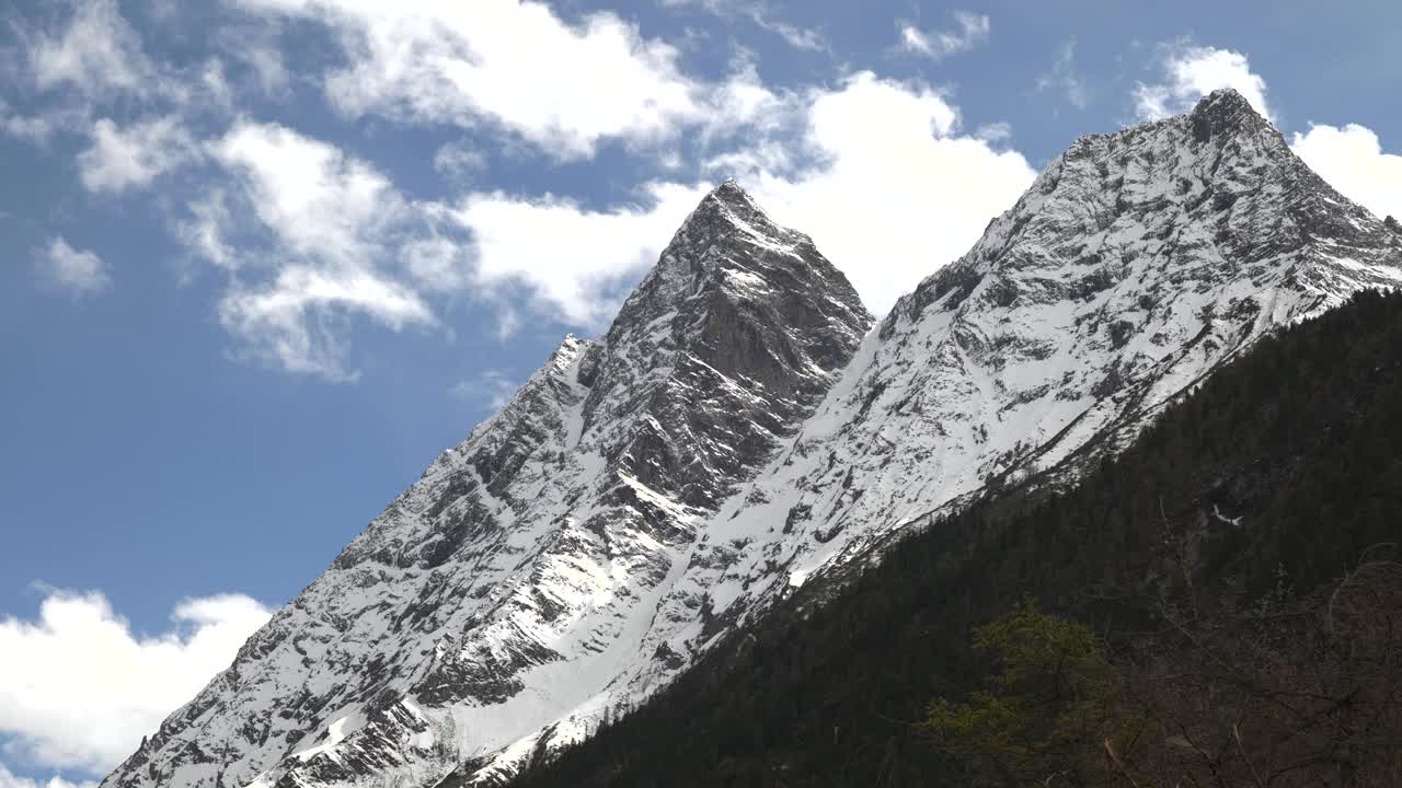 四川巴郎山景观视频素材