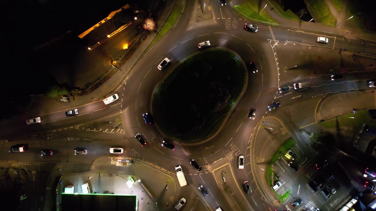 照明道路及交通视频素材