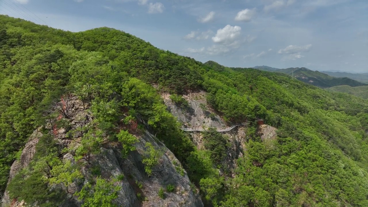 小金山山景/韩国江原道原州市视频素材