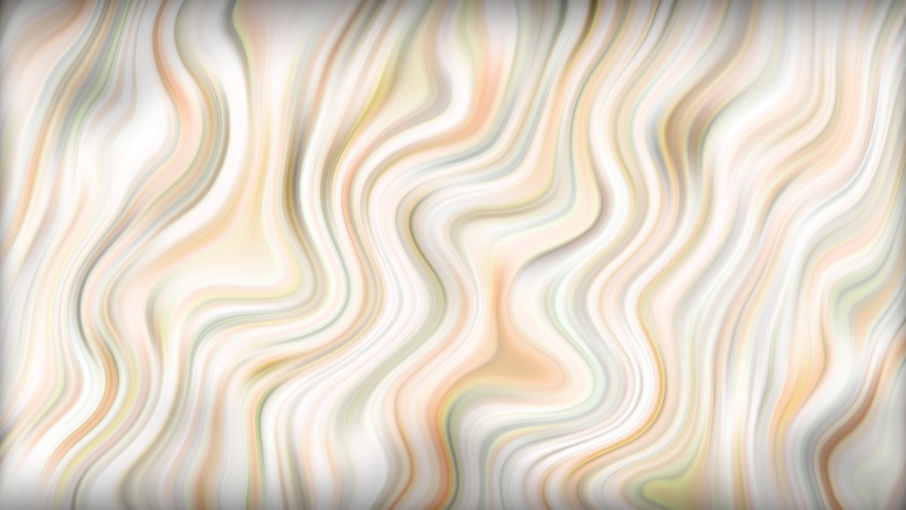 数字抽象流动波无缝循环动画。渐变颜色液体波浪背景视频素材画面1