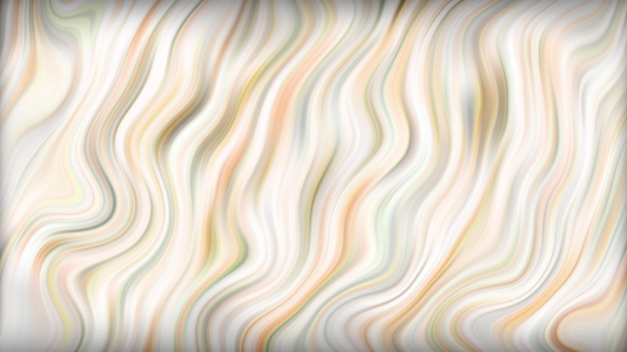数字抽象流动波无缝循环动画。渐变颜色液体波浪背景视频素材画面2