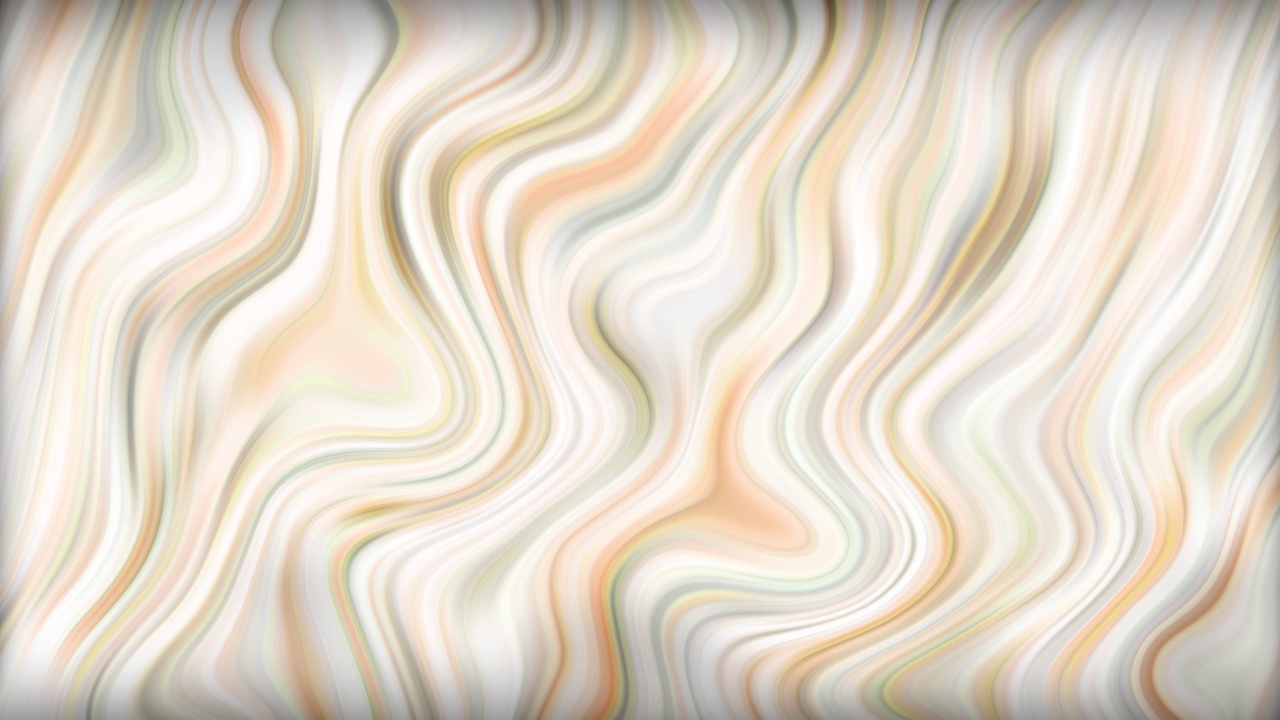 数字抽象流动波无缝循环动画。渐变颜色液体波浪背景视频素材画面3