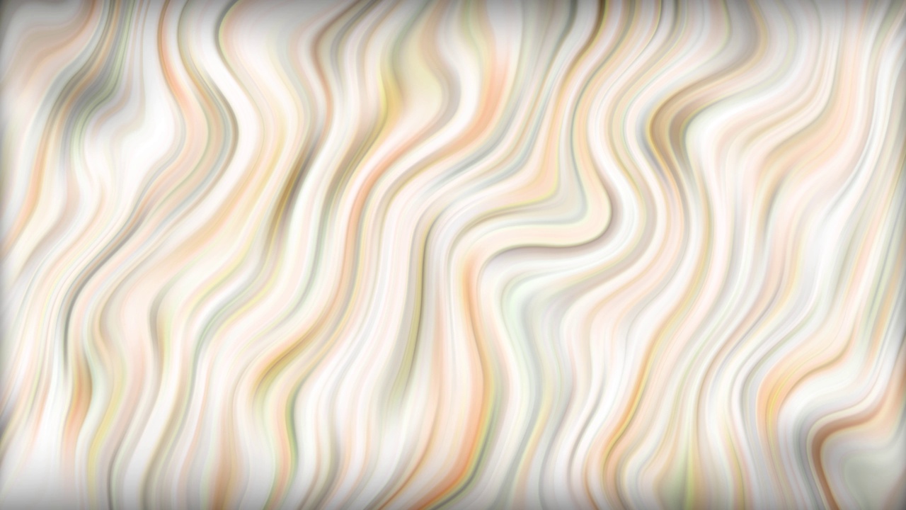 数字抽象流动波无缝循环动画。渐变颜色液体波浪背景视频素材画面4