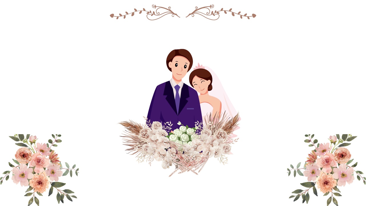 婚礼的邀请视频素材画面3