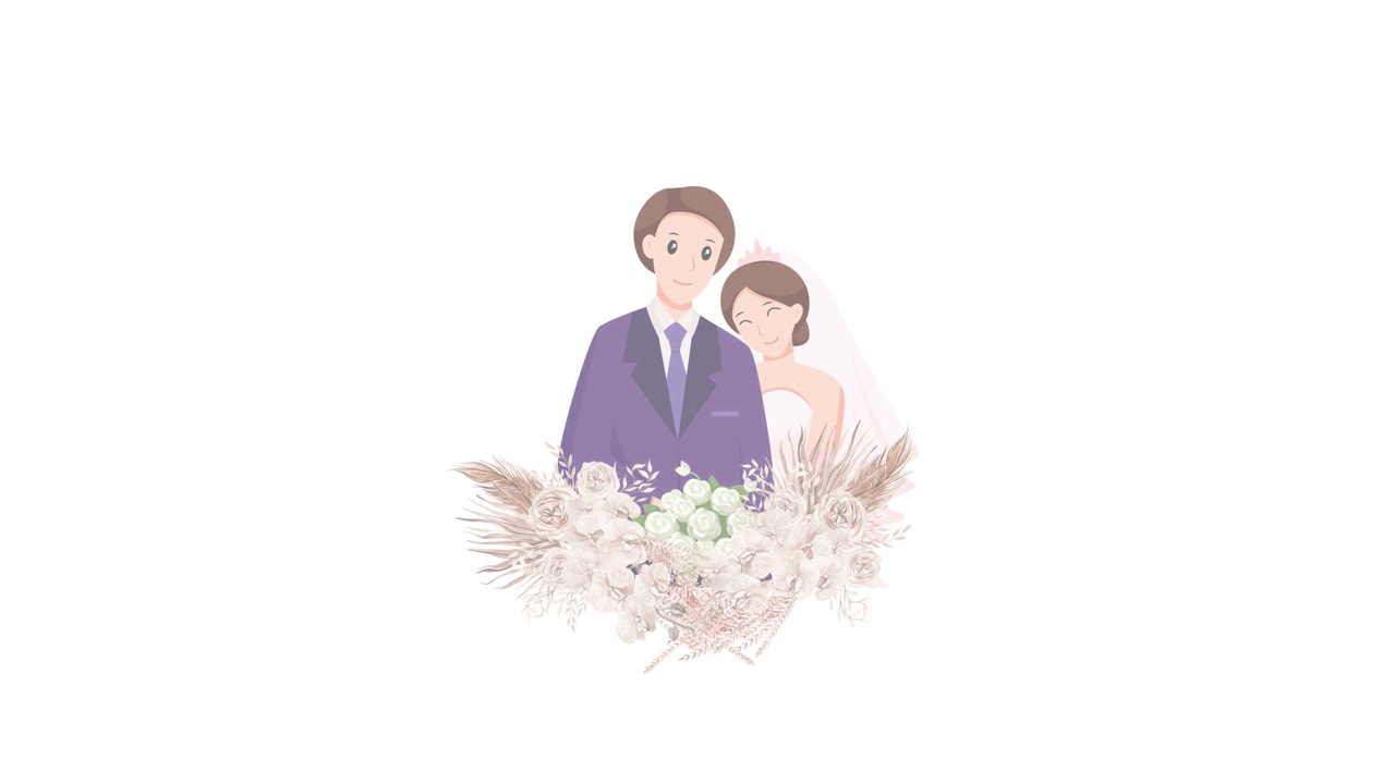 婚礼的邀请视频素材画面4