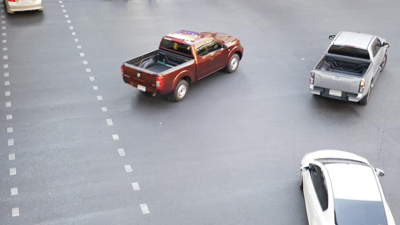 City ​​traffic at Bangkok . Thailand视频素材