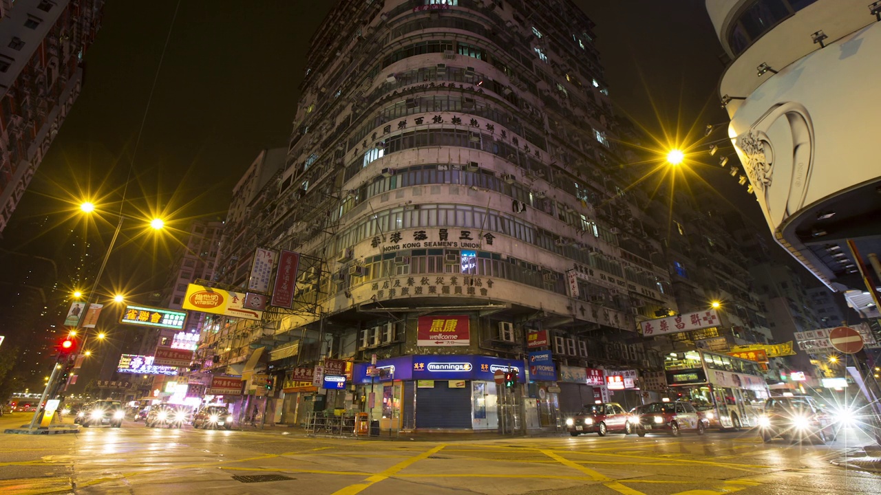 香港时间流逝视频素材