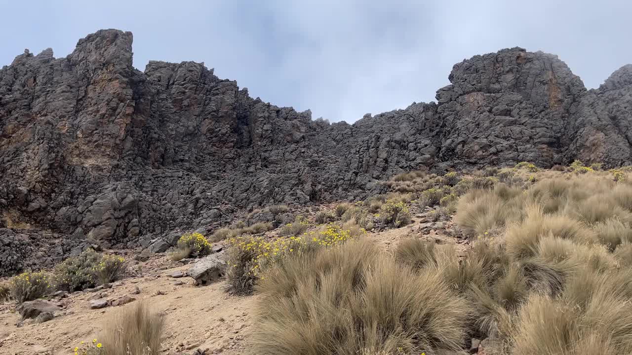 伊塔奇瓦特尔火山，墨西哥城视频素材