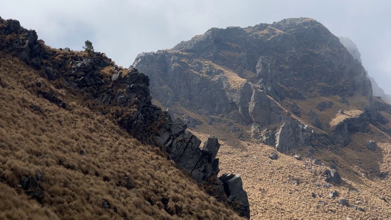 伊塔奇瓦特尔火山，墨西哥城视频素材