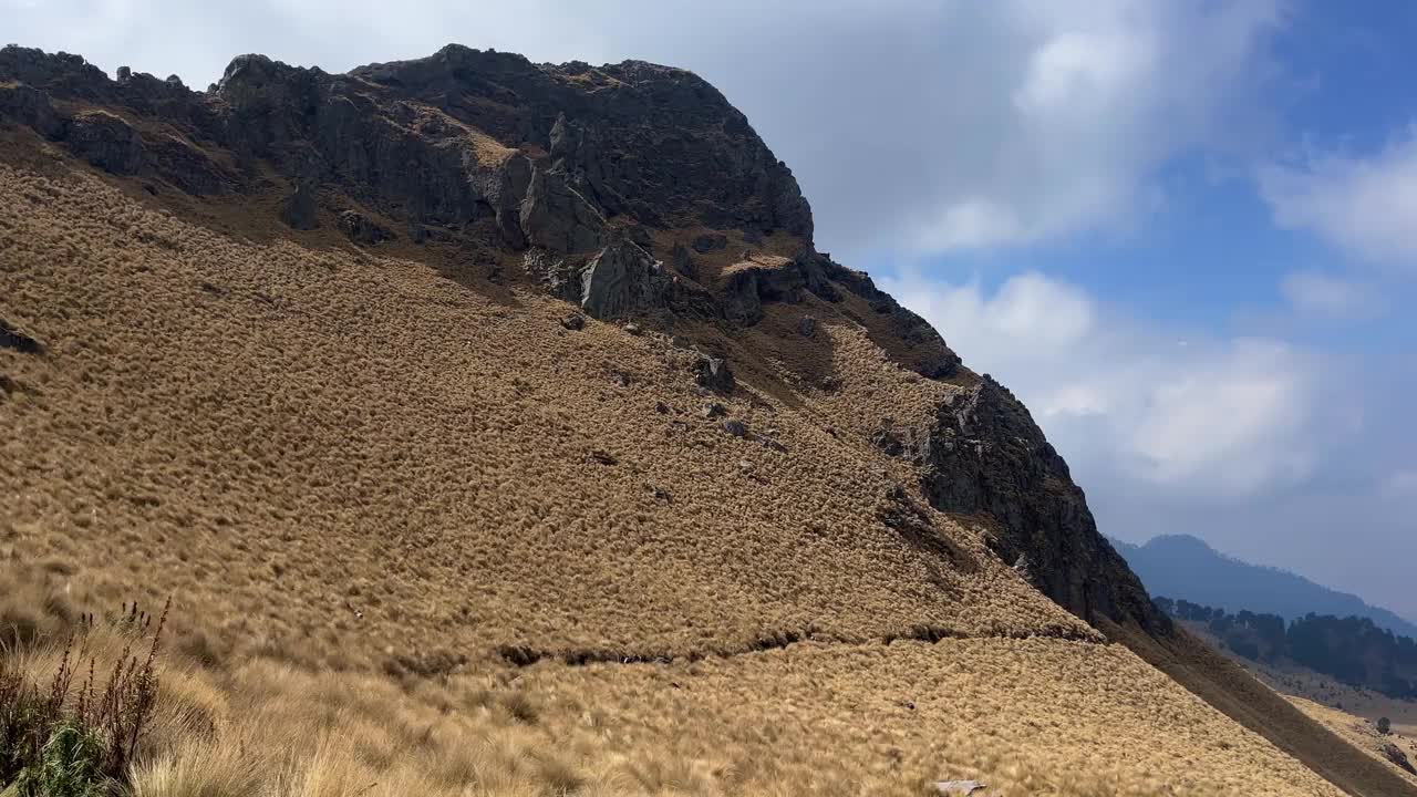 伊塔奇瓦特尔火山，墨西哥城视频素材