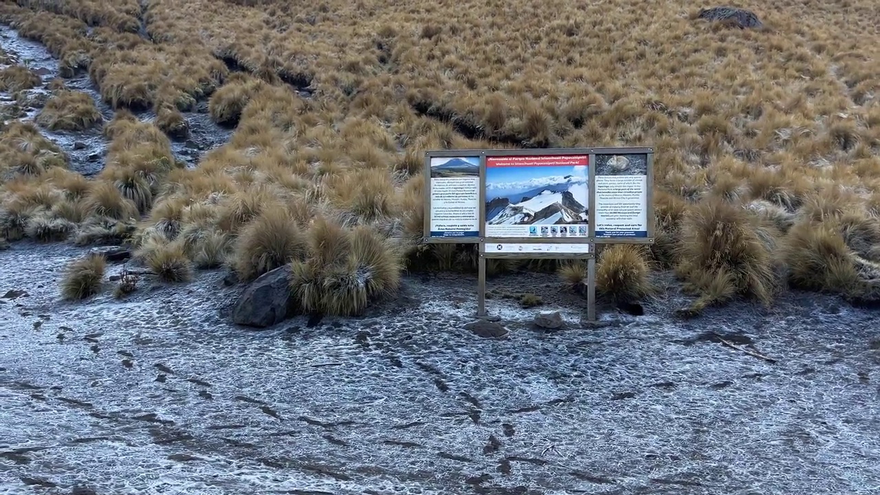 伊塔奇瓦特尔火山，墨西哥城视频素材