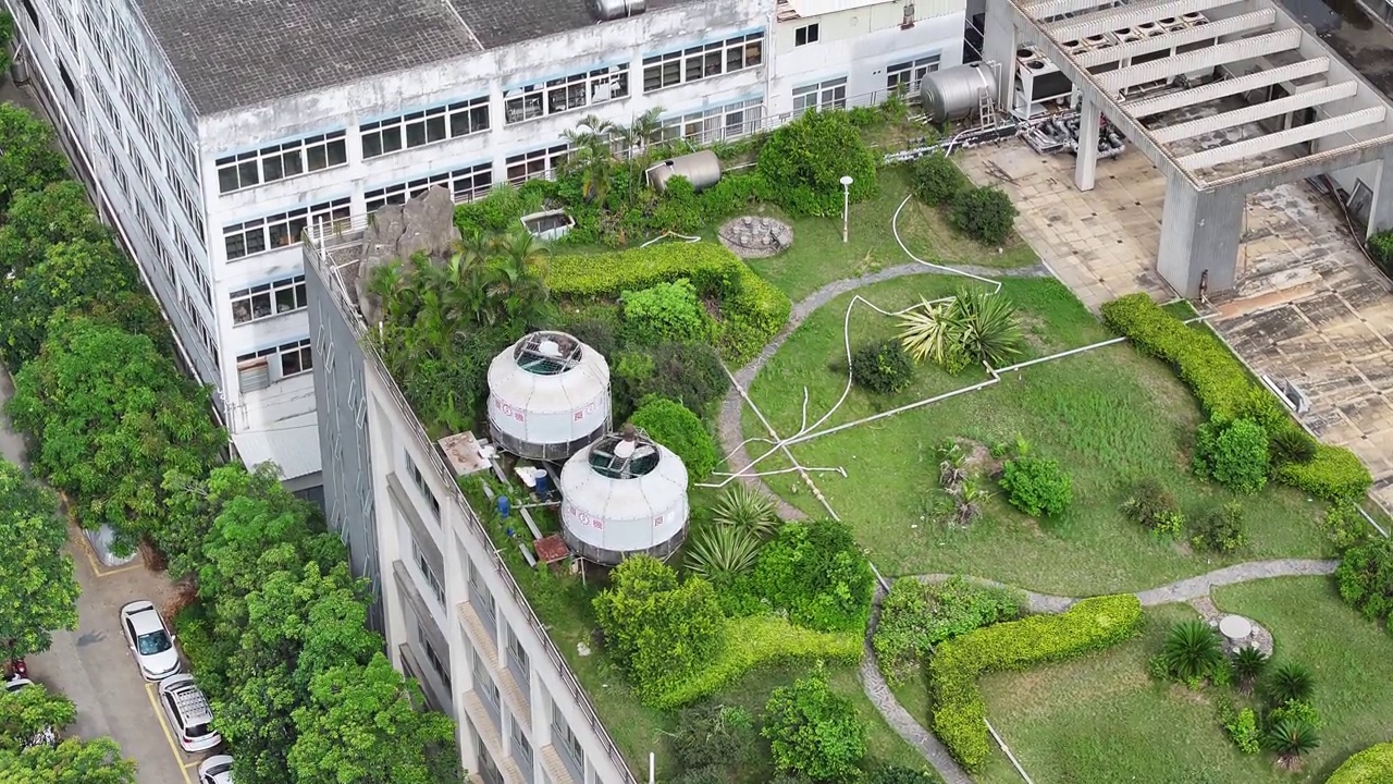 屋顶花园视频素材