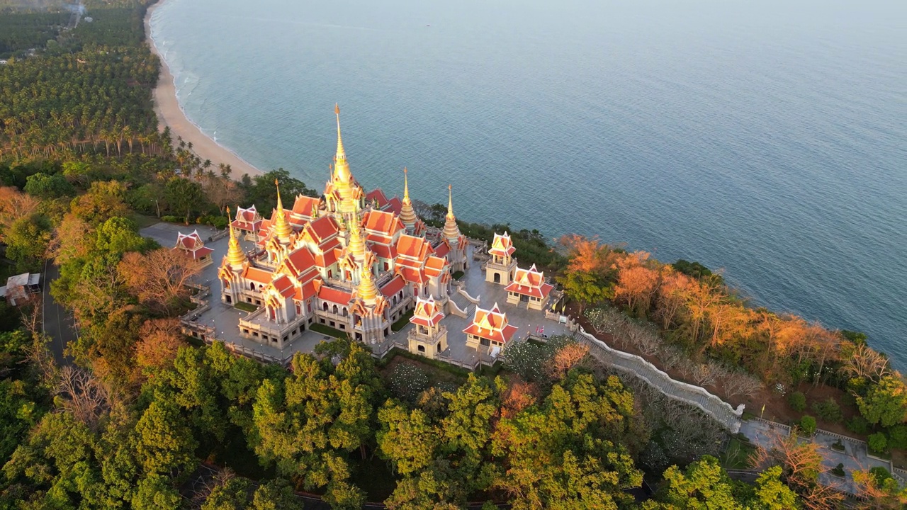 Wat Tang Sai Prachuap Khiri Khan泰国视频素材