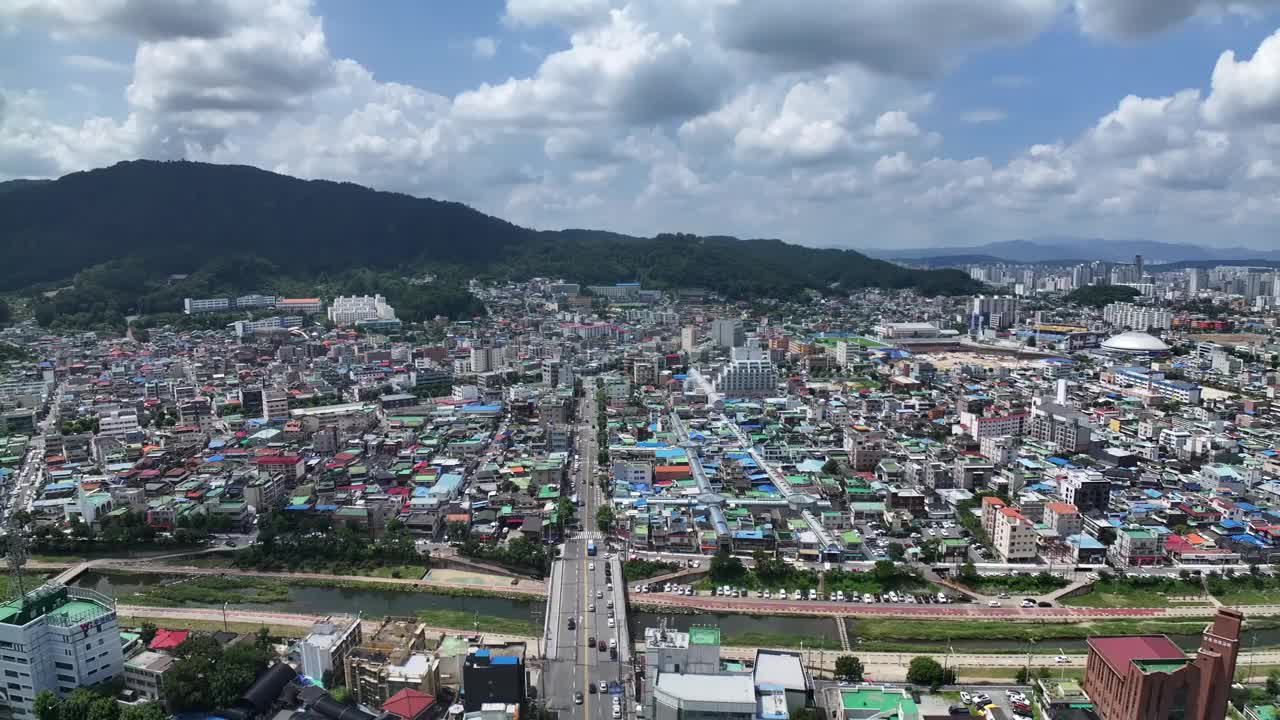 韩国大田市中心/东区视频素材