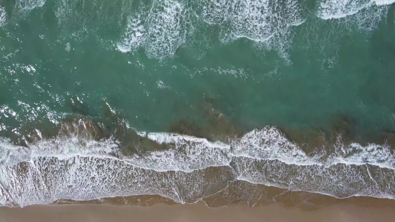 亚得里亚海鸟瞰图视频素材