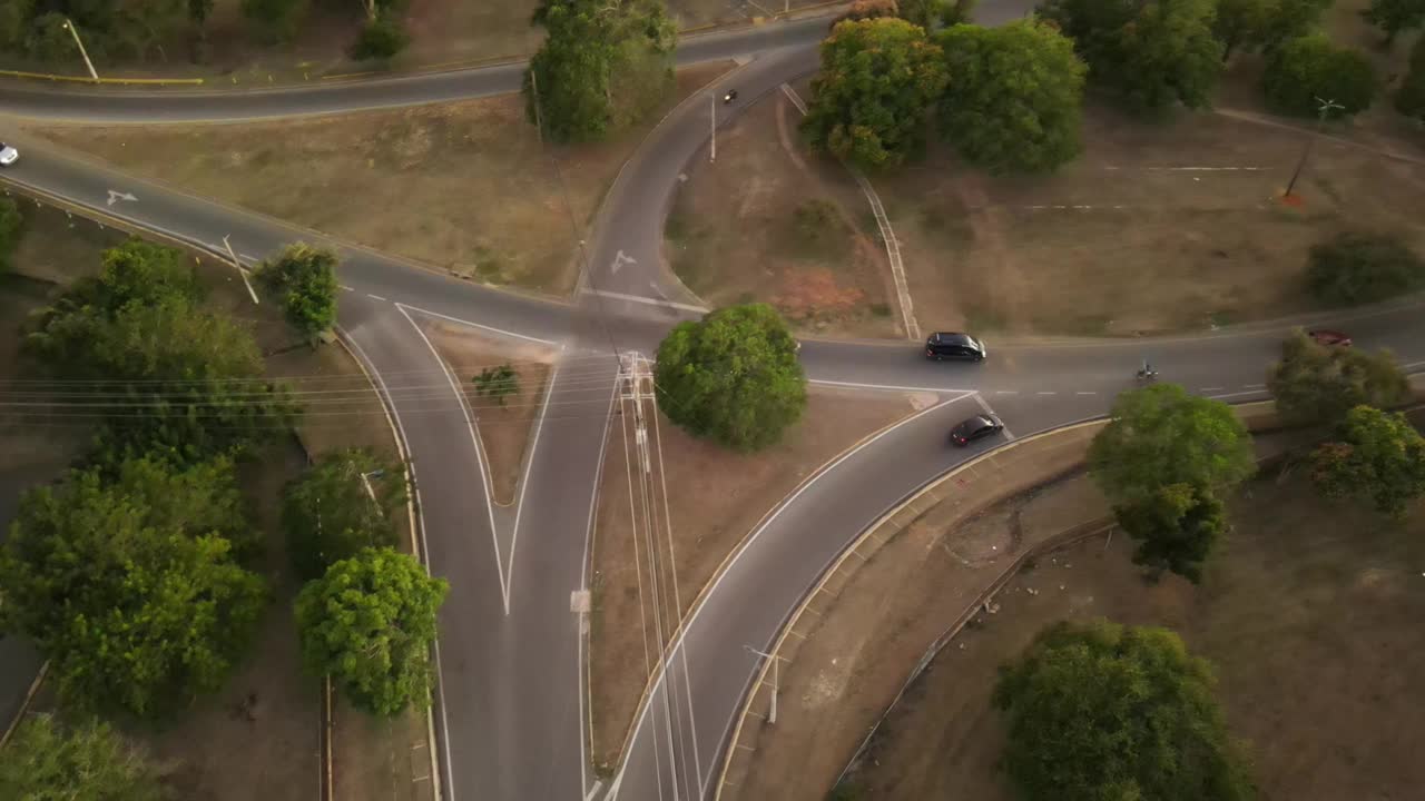 道路鸟瞰图视频素材