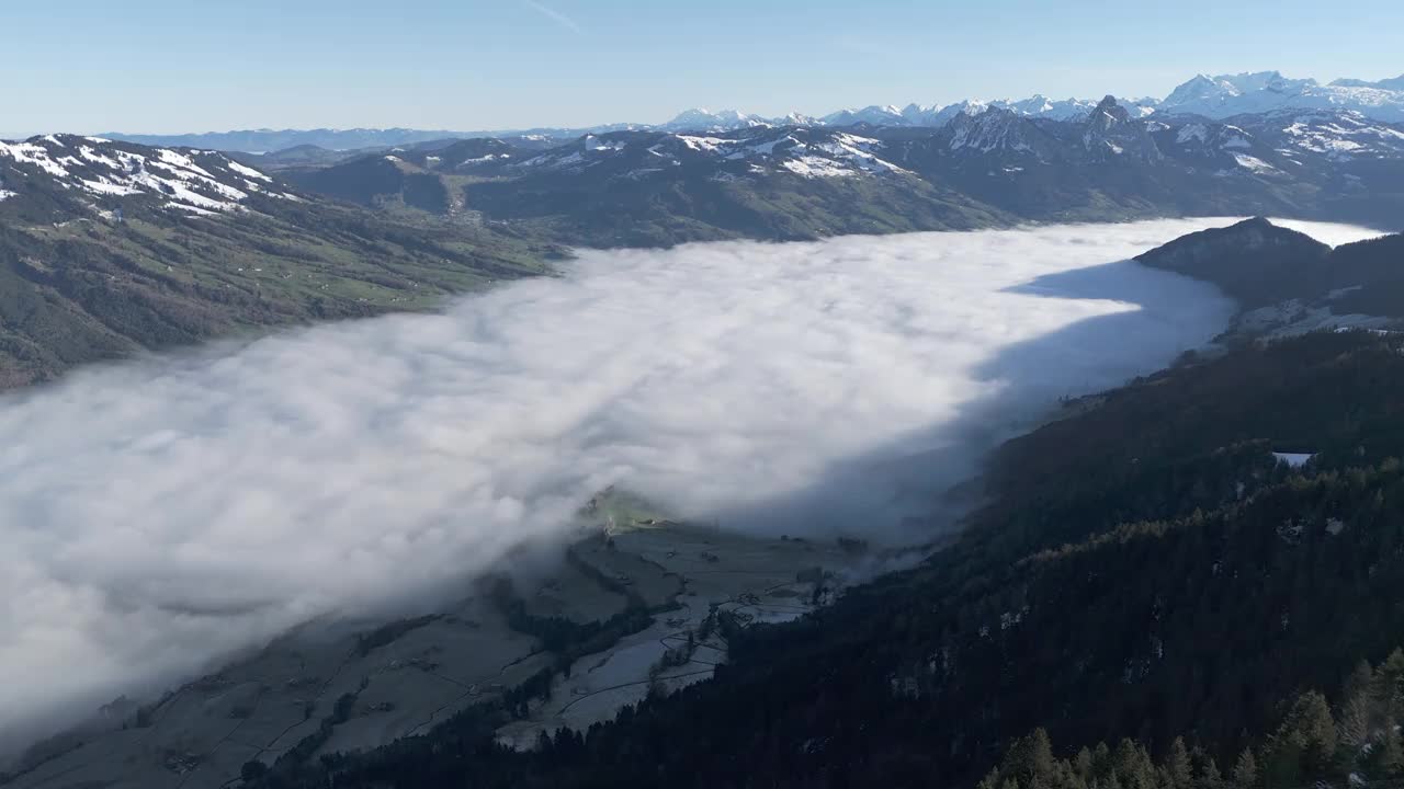 美丽的瑞士山脉视频素材