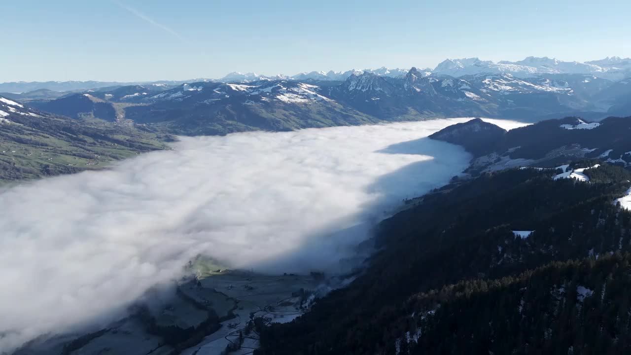 美丽的瑞士山脉视频素材