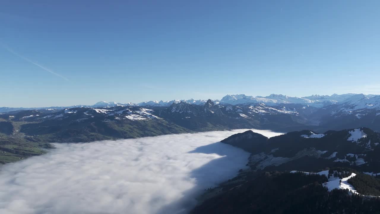 美丽的瑞士山脉视频素材