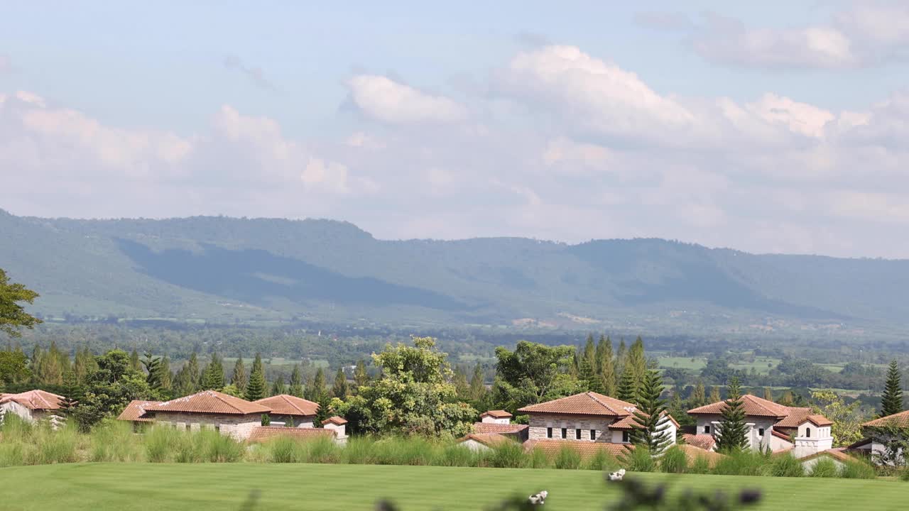 宁静乡村全景视频素材