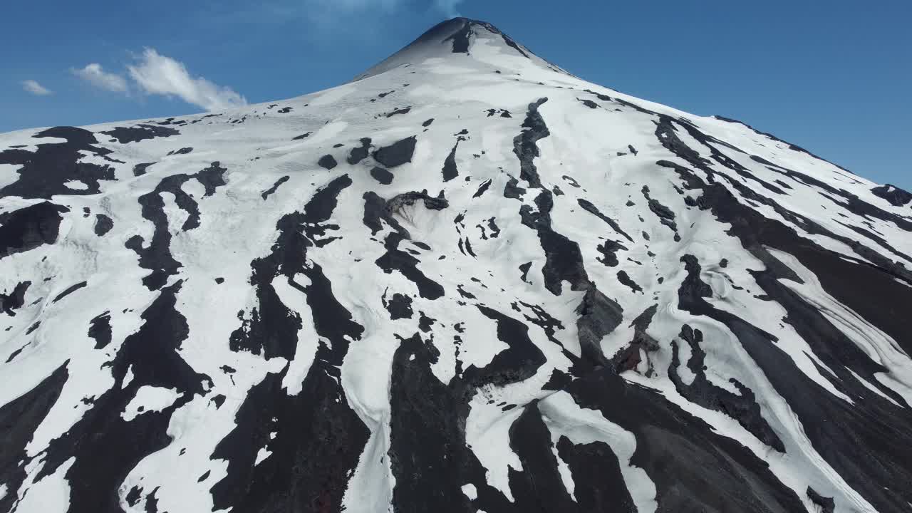 无人机拍摄的维拉里卡火山视频下载