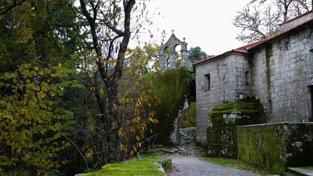 古老的圣佩德罗德罗卡斯修道院，埃斯戈斯，西班牙视频素材