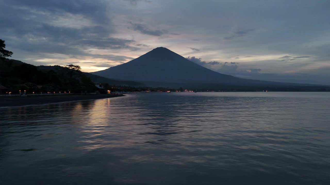 山阿贡日落视频素材