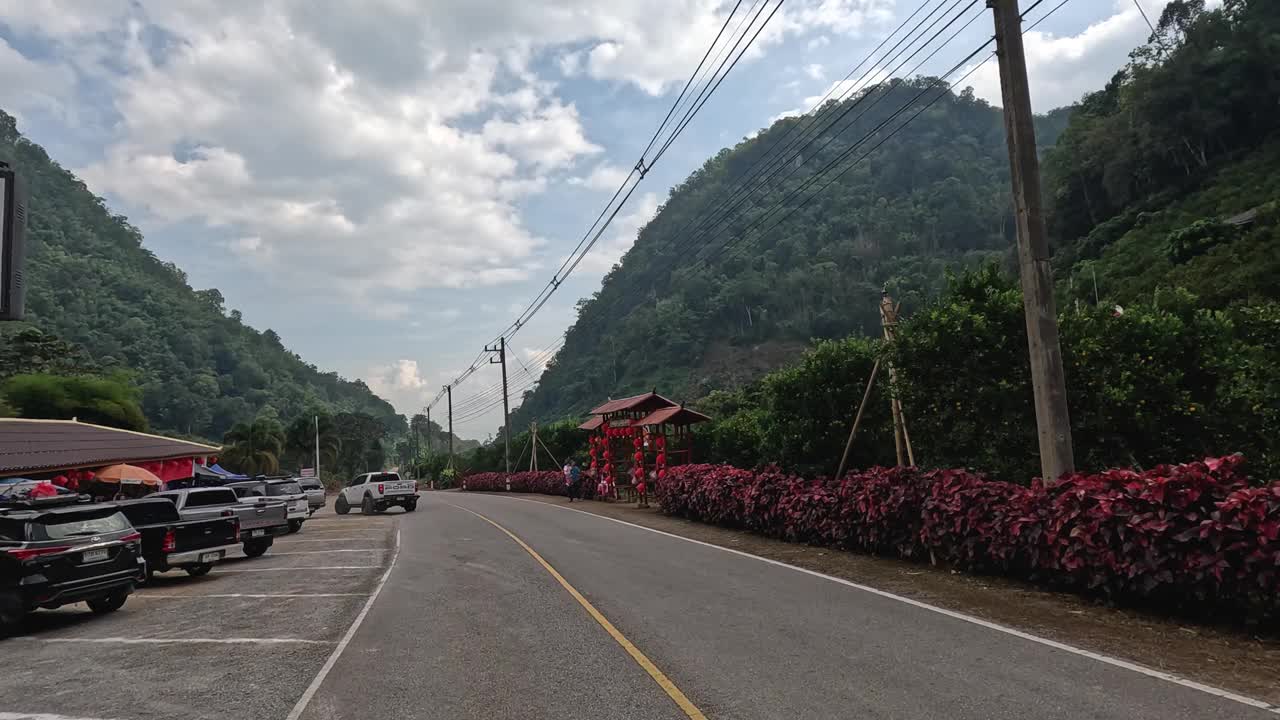 风景优美的山路之旅视频素材