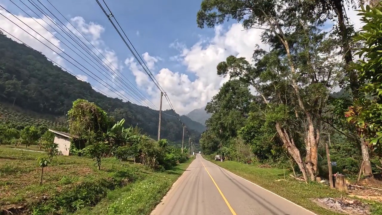 风景秀丽的热带风景视频素材