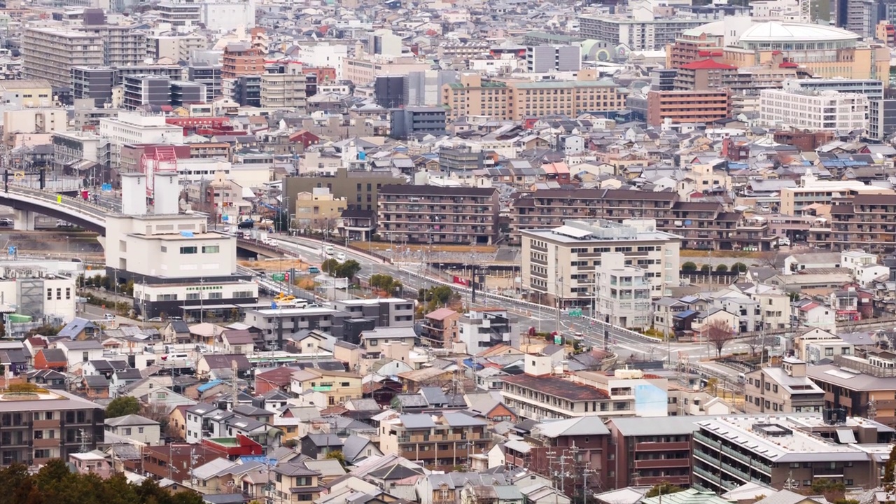 城市景观延时概述视频素材