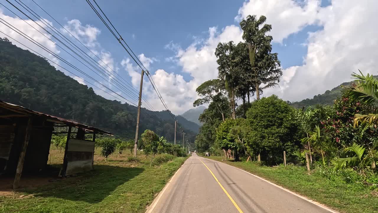 风景秀丽的热带风景视频素材