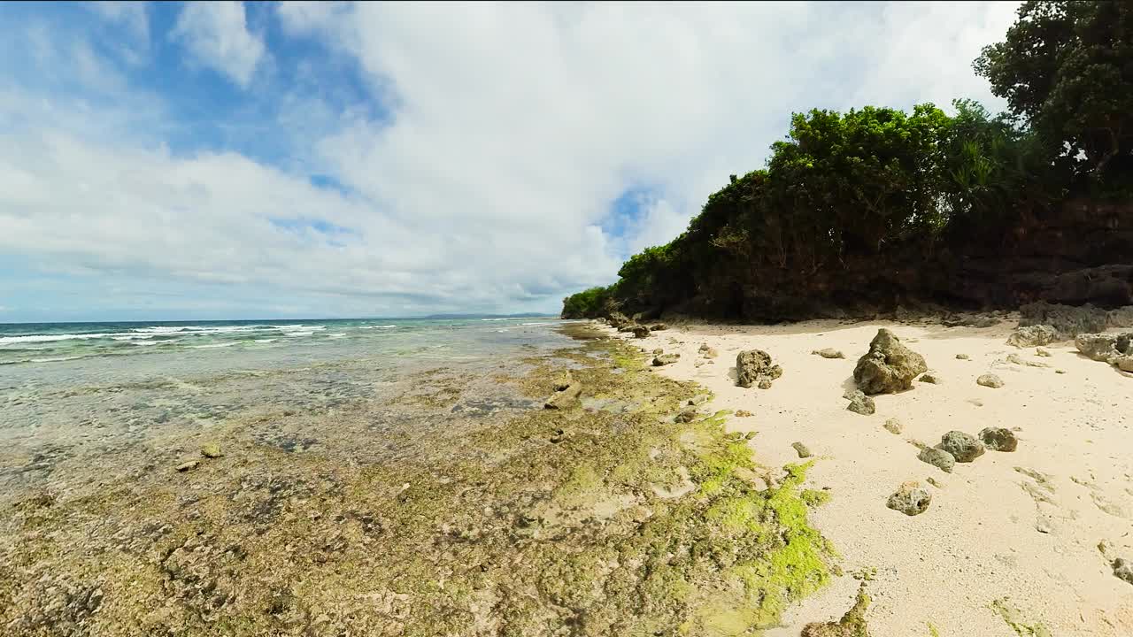 圣何塞的海滩。Romblon、菲律宾。视频素材