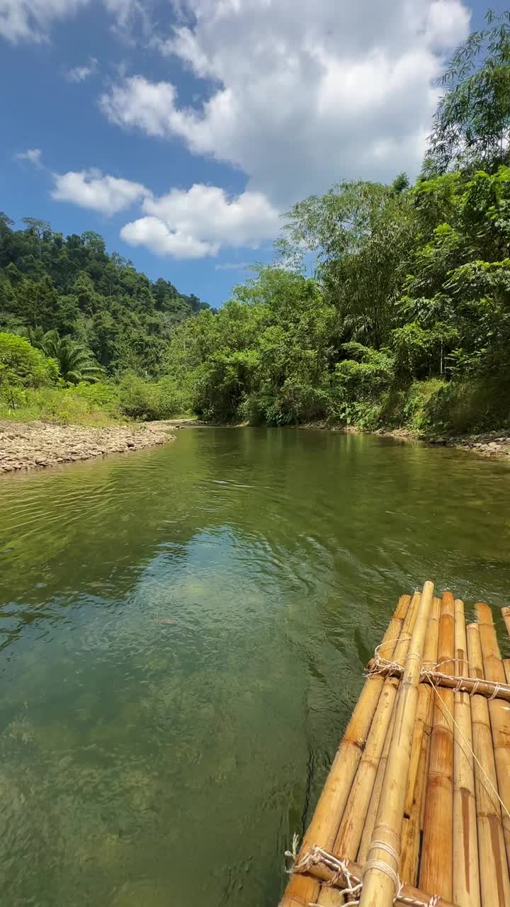 热带河流探险视频素材