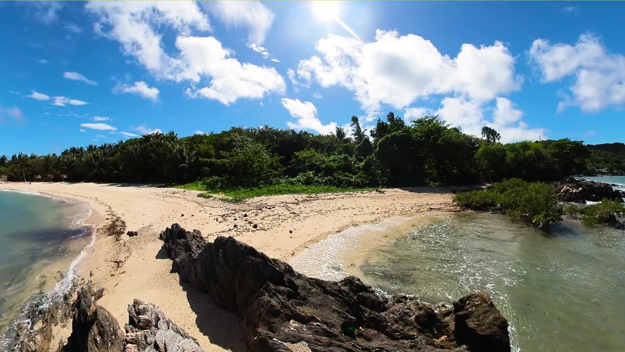 热带海滩。Romblon、菲律宾。视频素材