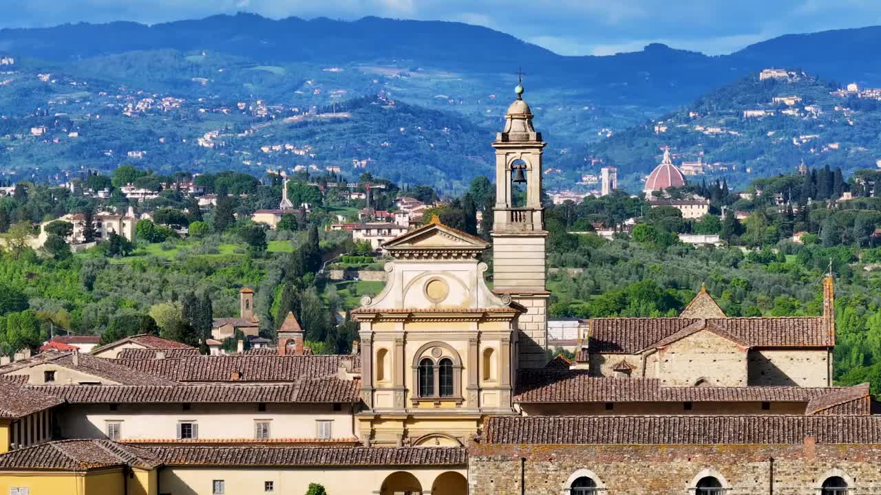 佛罗伦萨查特豪斯修道院，意大利佛罗伦萨视频素材