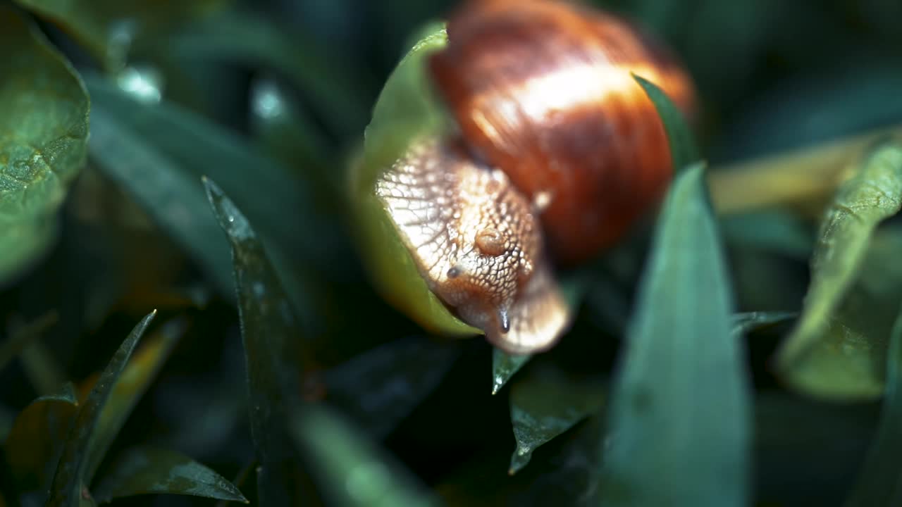 蜗牛视频素材