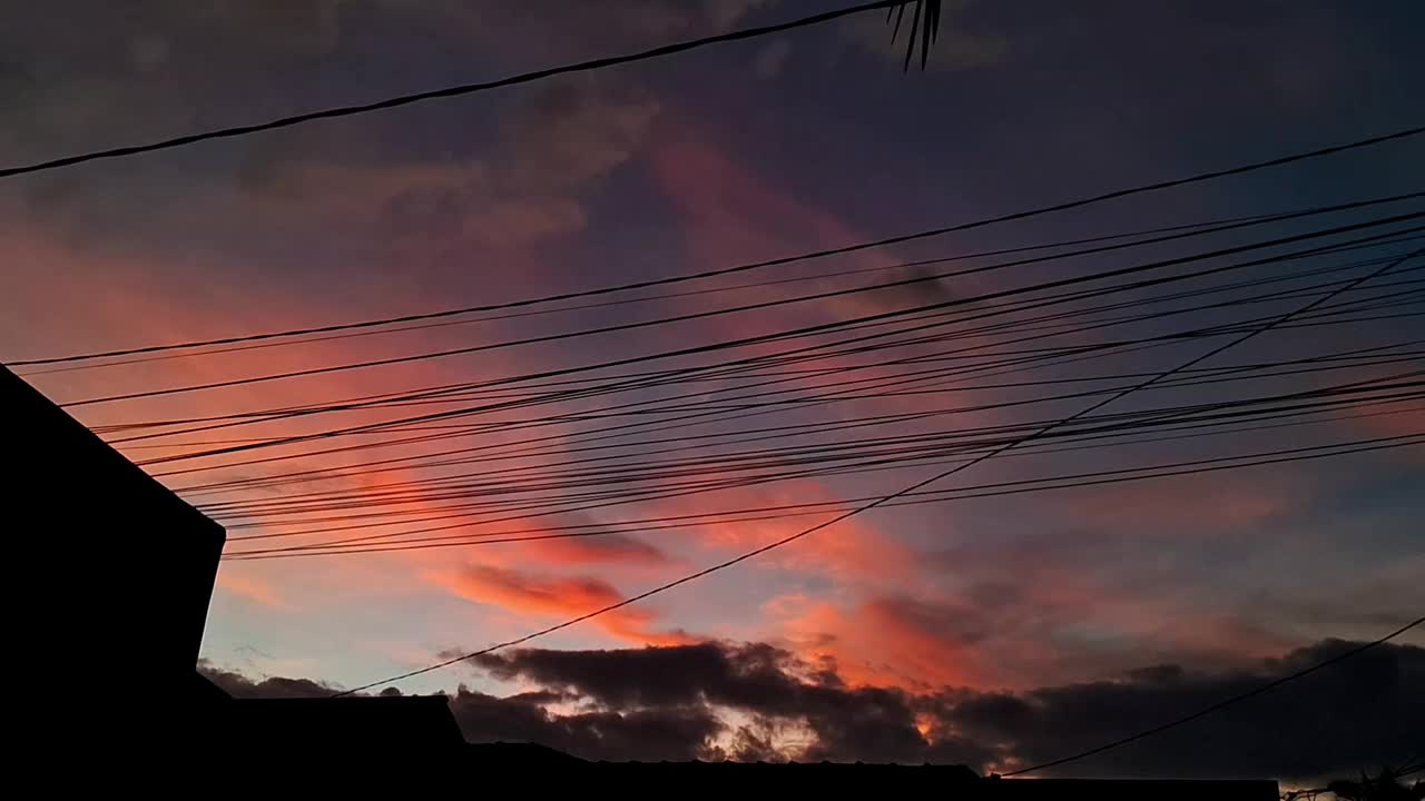 黎明的天空视频素材