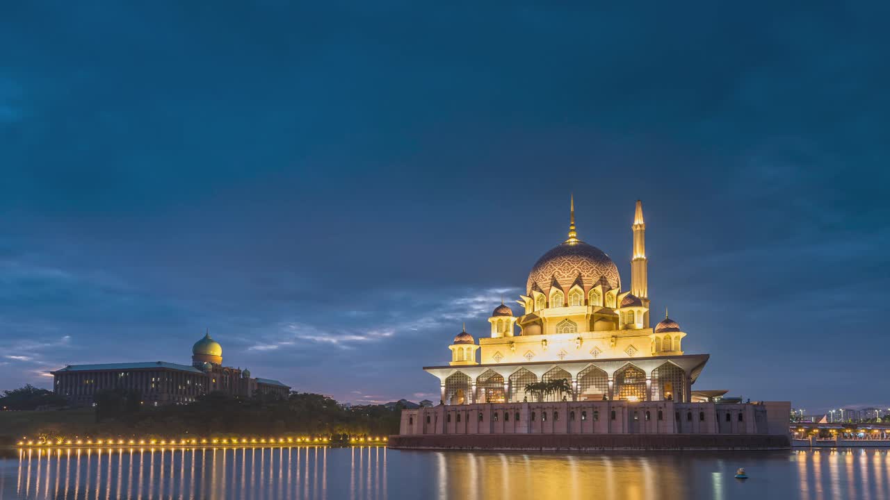 Masjid Putra时间流逝视频素材