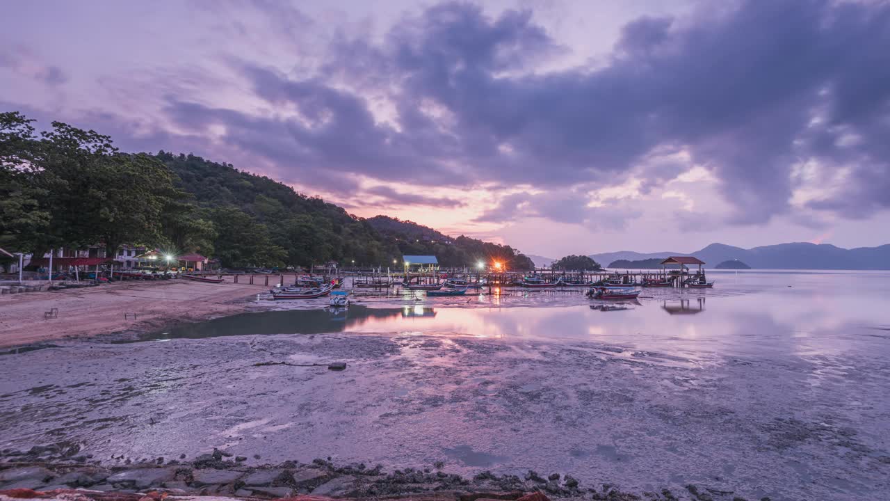 浮罗交怡日出时景视频下载