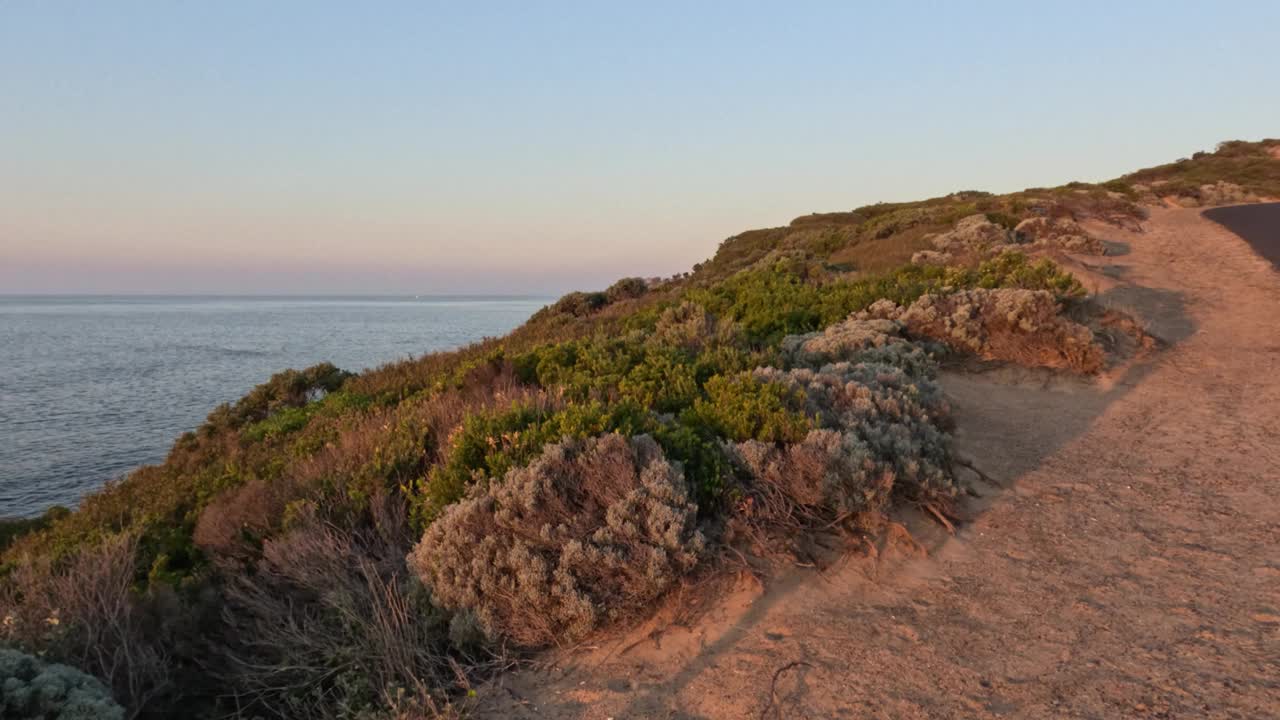 Point Nepean没有海滩通道视频素材