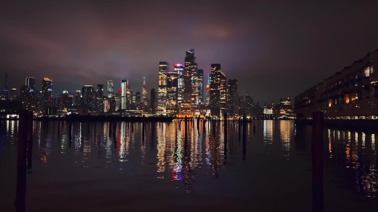 纽约夜景视频素材