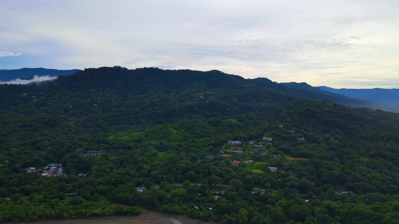 多米尼加，哥斯达黎加热带海岸线视频素材