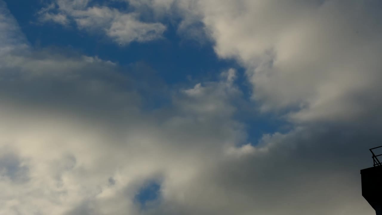 天气背景，电影般的阳光多云的灯光，美极了视频素材